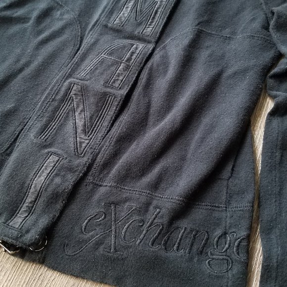 Armani Exchange AIX Women's Black Zip Up Size S - Picture 2 of 5